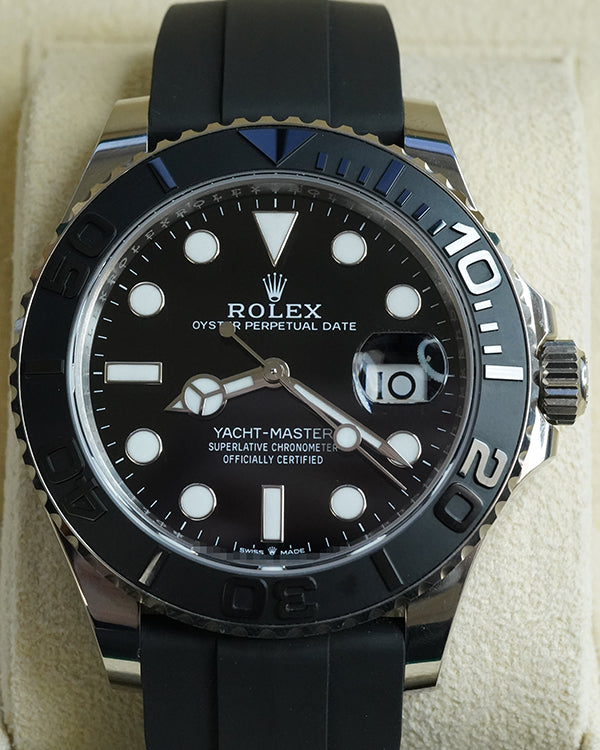 2024 Rolex Yacht-Master 42MM Black Dial Rubber Strap (226659)