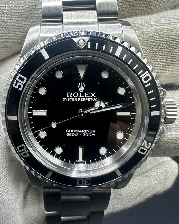 Rolex Submariner No Date 40MM Black Dial Oyster Bracelet (5513)