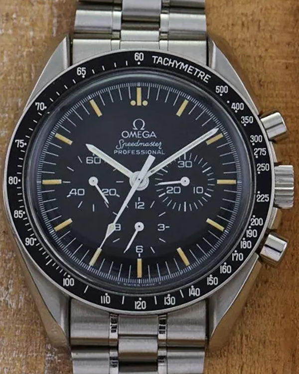 Omega Speedmaster Professional Moonwatch 42MM Black Dial Steel Bracele ...