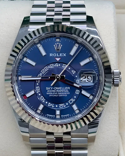 2024 Rolex Sky-Dweller 42MM Blue Dial Jubilee Bracelet (336934)