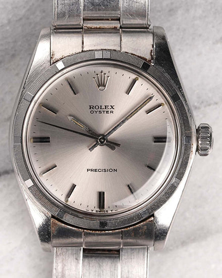 Rolex Oyster Precision 34MM Silver Dial Oyster Bracelet (6427)