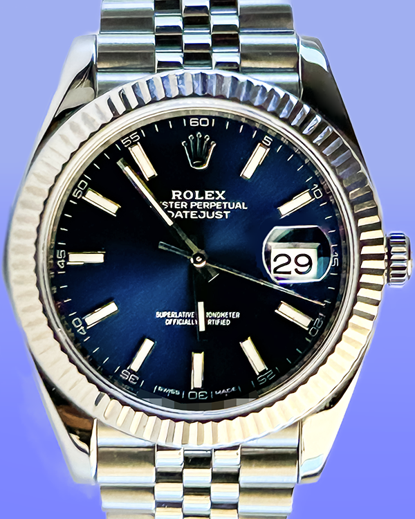 Rolex Datejust 41MM Blue Dial Jubilee Bracelet (126334)