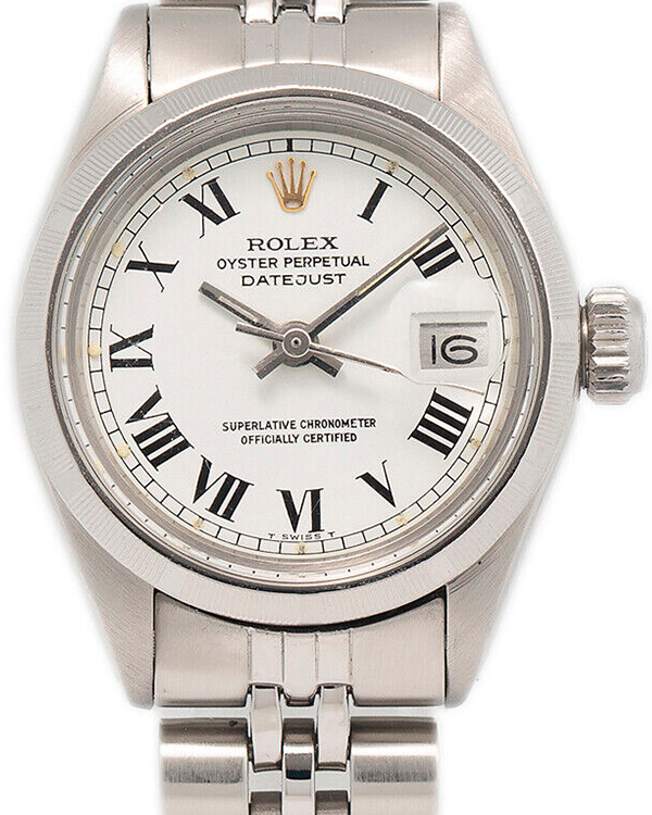 Rolex Lady-Datejust Vintage 26MM White Dial Jubilee Bracelet (6919)