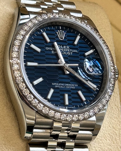 Rolex Datejust 36MM Blue Dial Jubilee Bracelet (126284RBR)