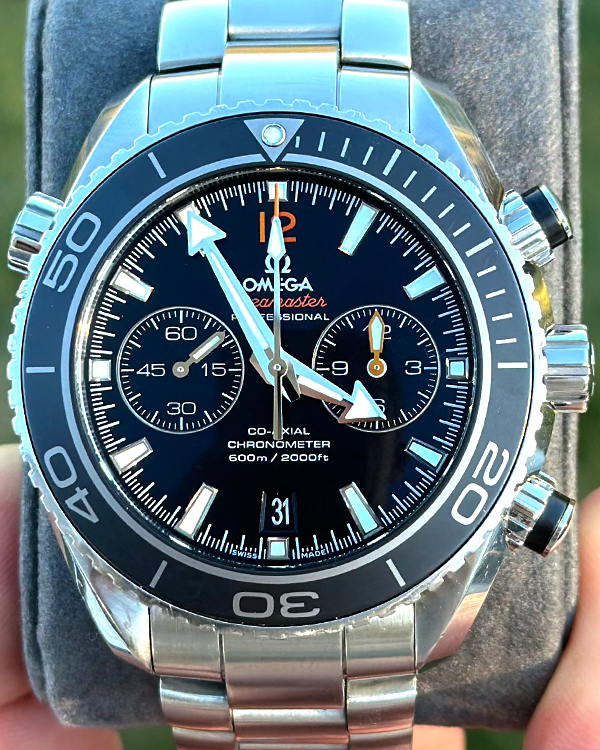 2014 Omega Seamaster Planet Ocean 600M 45.5MM Black Dial Steel Bracelet (232.30.46.51.01.003)