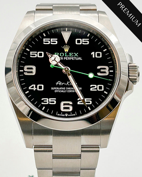 2023 Rolex Air King Oystersteel Black Dial (126900)