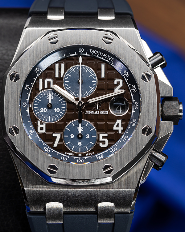 2020 Audemars Piguet Royal Oak Offshore 42MM Brown Dial Rubber Strap (26470ST.OO.A099CR.01)