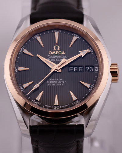 2020 Omega Seamaster Aqua Terra 38.5 Grey Dial Leather Strap (231.23.39.22.06.001)
