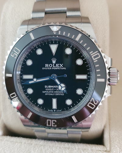 2023 Rolex Submariner No Date 41MM Black Dial Oyster Bracelet (124060)