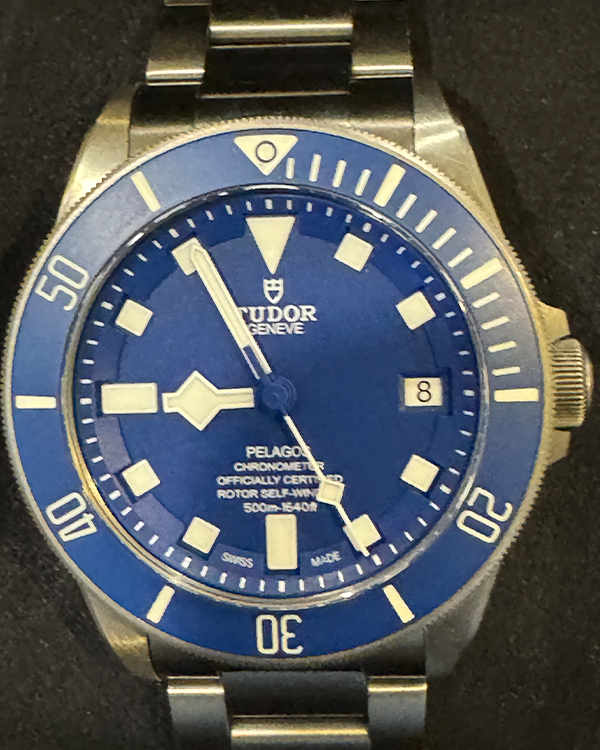 2023 Tudor Pelagos 42MM Blue Dial Titanium Bracelet (25600TB)