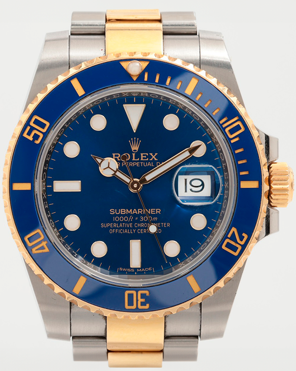 2019 Rolex Submariner Date "Bluesy" 40MM Blue Dial Two-Tone Oyster Bracelet (116613LB)