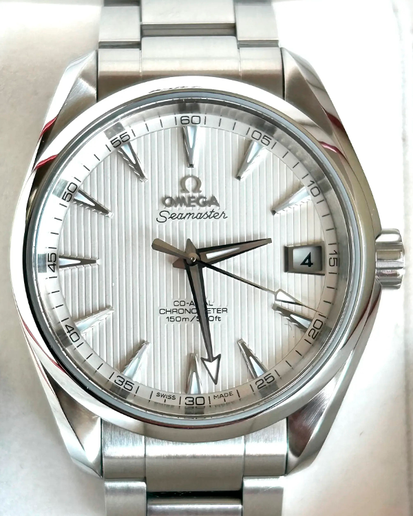 No Reserve - 2014 Omega Seamaster Aqua Terra 150M 38.5MM Silver Dial Steel Bracelet (231.10.39.21.02.001)