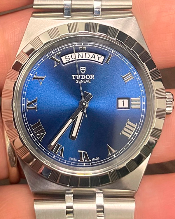 2024 Tudor Royal Day-Date 41MM Blue Dial Steel Bracelet (28600)