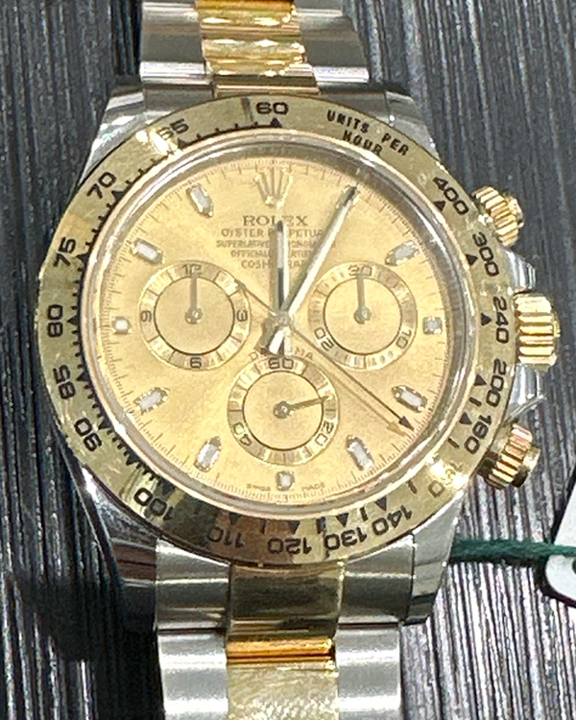 2022 Rolex Cosmograph Daytona 40MM Two-Tone Champagne Dial (116503)