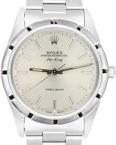 Rolex Air-King 34MM Silver Dial Oyster Bracelet (14010)