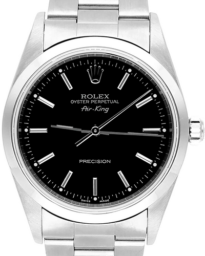 Rolex Air-King 34MM Black Dial Oyster Bracelet (14000)