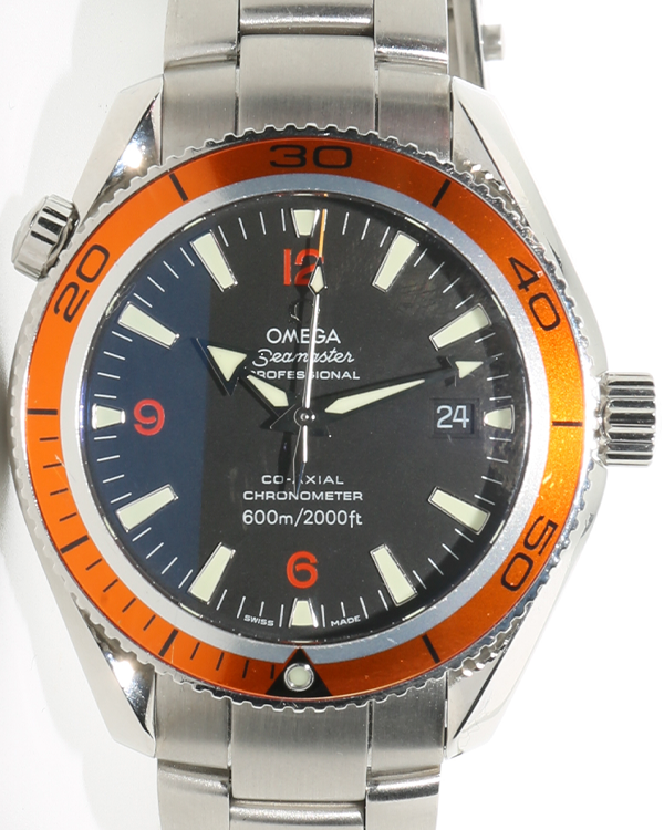 Omega Seamaster Planet Ocean 42MM Black Dial Steel Bracelet (2201.50.00)