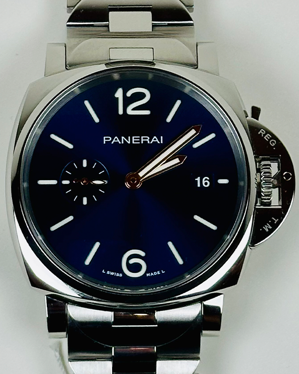2023 Panerai Luminor Due 42MM Blue Dial Steel Bracelet (PAM01124)
