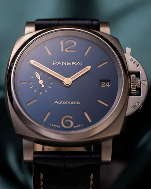 2020 Panerai Luminor Due 38MM Blue Dial Leather Strap (PAM00926)