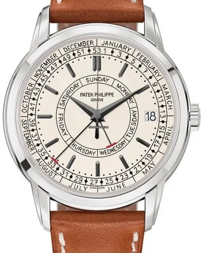 2022 Patek Philippe Calatrava 40MM Silver Dial Leather Strap (5212A-001)