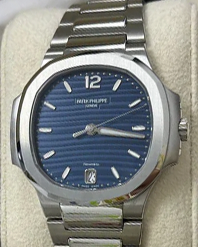 2022 Patek Philippe Nautilus 35.2MM Blue Dial Steel Bracelet (7118/1A-001)