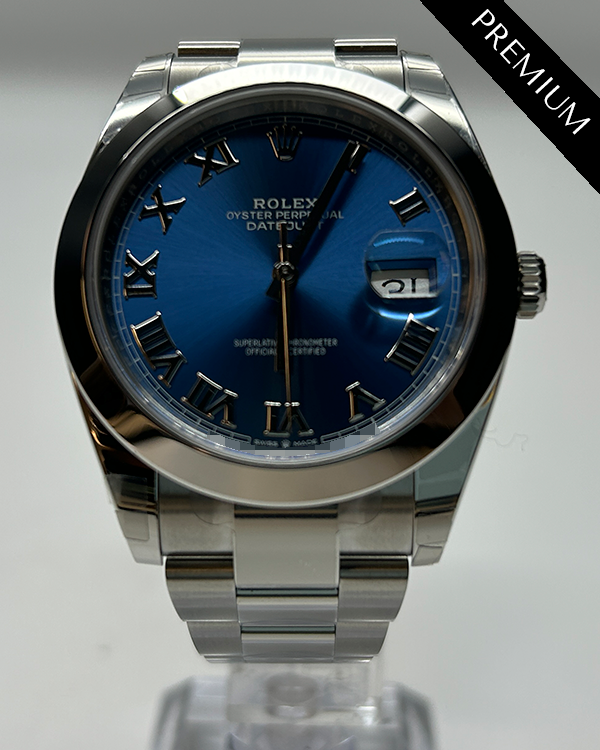 2024 Rolex Datejust 41MM Blue Dial Oyster Bracelet (126300)