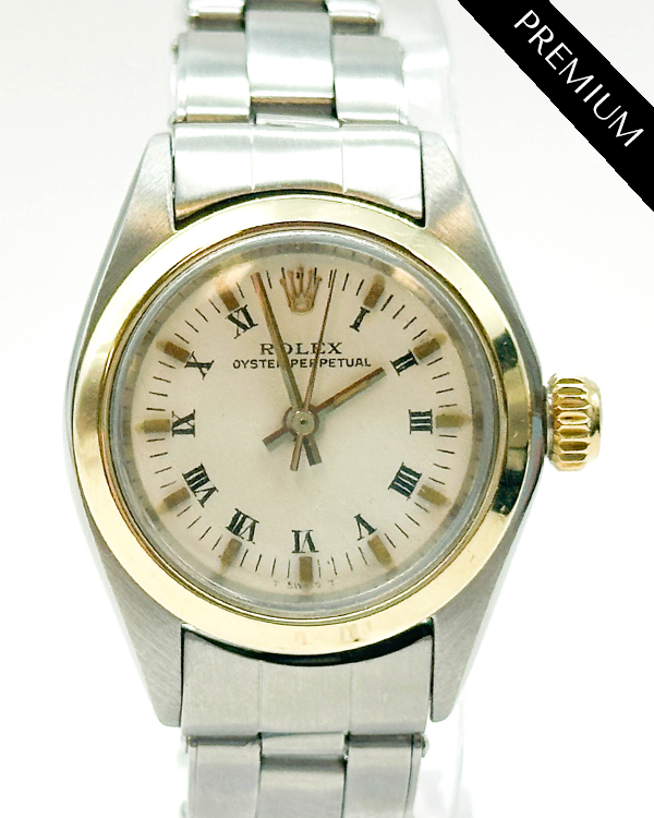 Rolex Oyster Perpetual 26MM White Dial Steel Bracelet (6718)