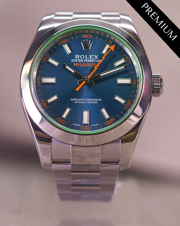 2015 Rolex Milgauss 40MM Blue Dial Steel Bracelet (116400GV)