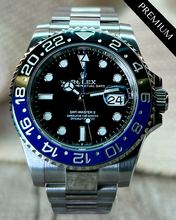 2023 Rolex GMT-Master II "Batman" 40MM Black Dial Oyster Bracelet (126710BLNR)