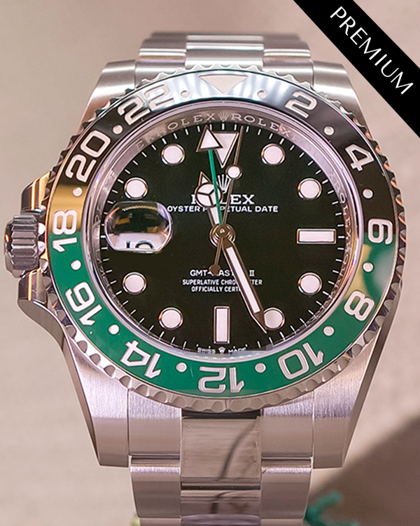 2023 Rolex GMT-Master II "Sprite" 40MM Black Dial Oyster Bracelet (126720VTNR)