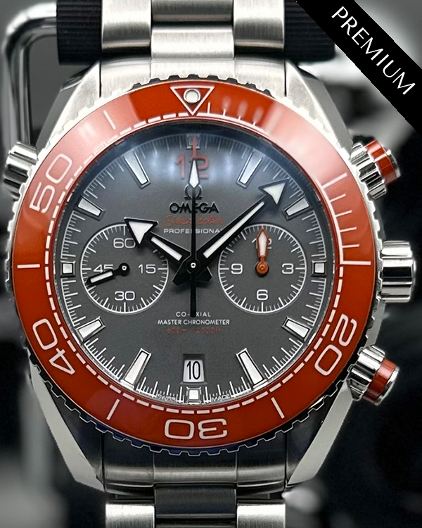 2022 Omega Seamaster Planet Ocean 600M 45.5MM Grey Dial Steel Bracelet (215.30.46.51.99.001)