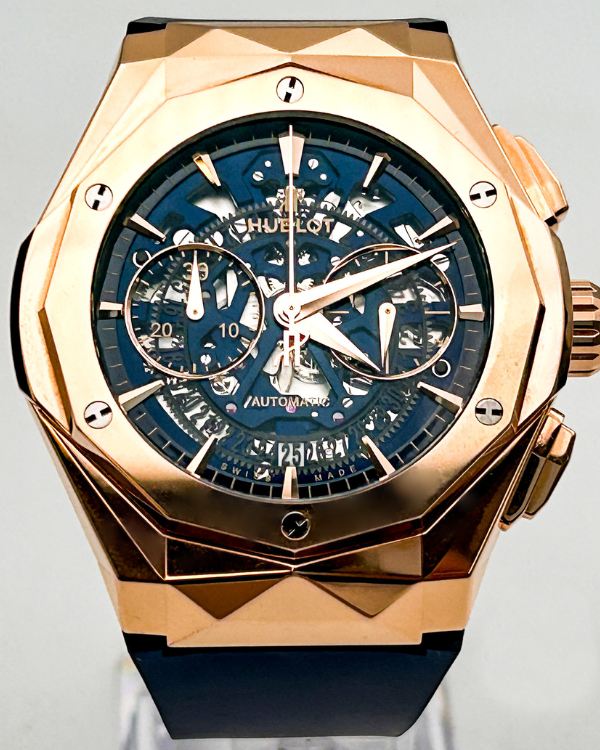 Hublot Classic Fusion Aerofusion Chronograph Orlinski King Gold Blue Limited Edition 183/200 (525.OX.5180.RX.ORL21)