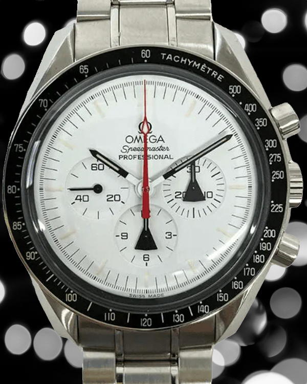 Omega Speedmaster Professional "Alaska Project" L.E. 42MM White Dial Steel Bracelet (311.32.42.30.04.001)