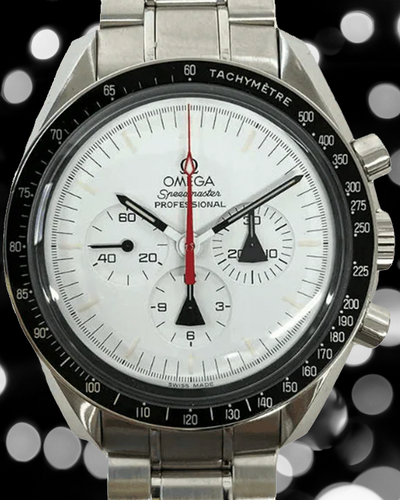 Omega Speedmaster Professional "Alaska Project" L.E. 42MM White Dial Steel Bracelet (311.32.42.30.04.001)