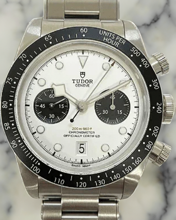 2022 Tudor Black Bay  Chrono "Panda" 41MM White Dial Steel Bracelet (79360N)