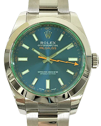 2021 Rolex Milgauss 40MM Blue Dial Oyster Bracelet (116400GV)