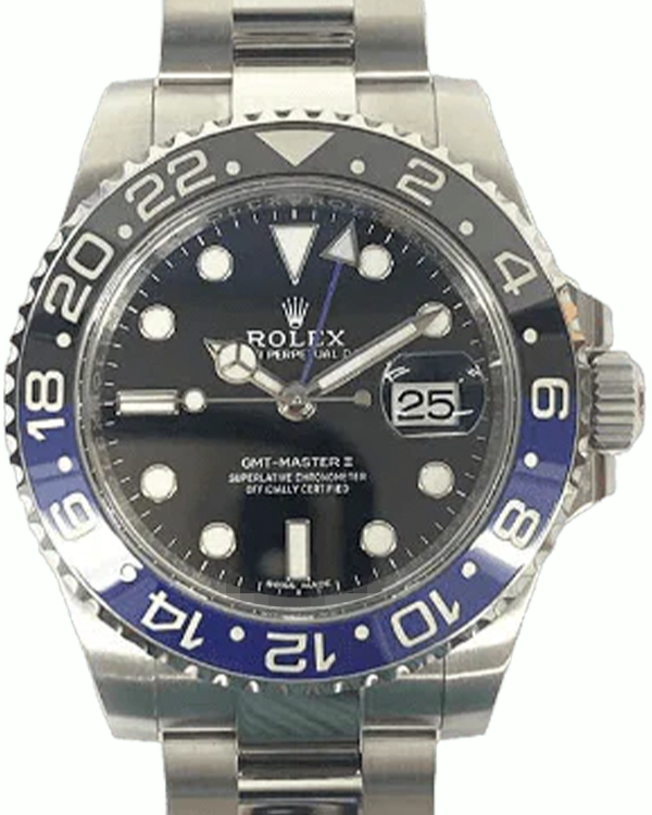 2017 Rolex GMT-Master II"Batman" 40MM Black Dial Oyster Bracelet  (116710BLNR)