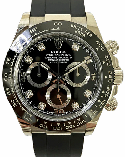 2020 Rolex Cosmograph Daytona 40MM Black Dial Oysterflex Strap (116519LN)