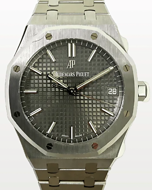 2021 Audemars Piguet Royal Oak 41MM Grey Dial Steel Bracelet (15500ST.OO.1220ST.02)