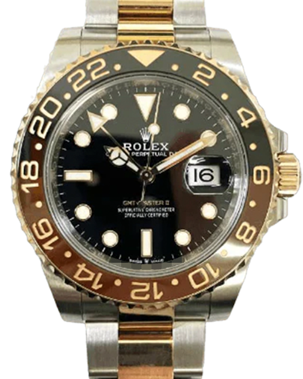 2020 Rolex GMT-Master II "Root Beer" 40MM Black Dial Two-Tone Bracelet (126711CHNR)