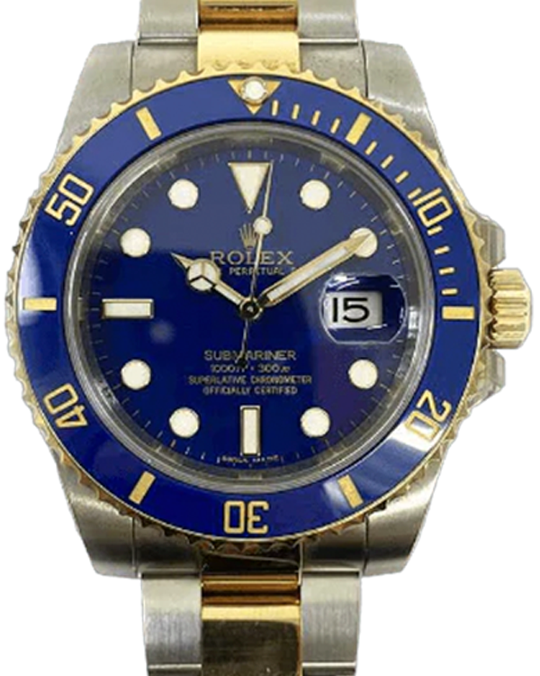 2018 Rolex Sumbariner Date "Bluesy" 40MM Blue Dial Two-Tone Oyster Bracelet (116613LB)