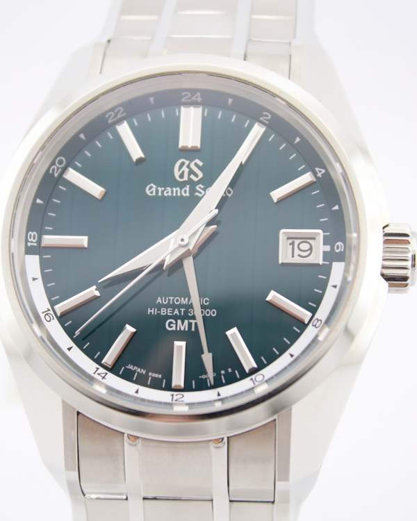 Grand Seiko Heritage GMT Limited Edition 40MM Green Dial Steel Bracelet (SBGJ241)