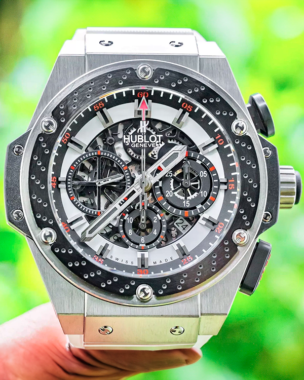 Hublot King Power F1 Suzuka 48MM Skeleton Dial Textile Strap (710.ZM.1123.NR.FJP11)