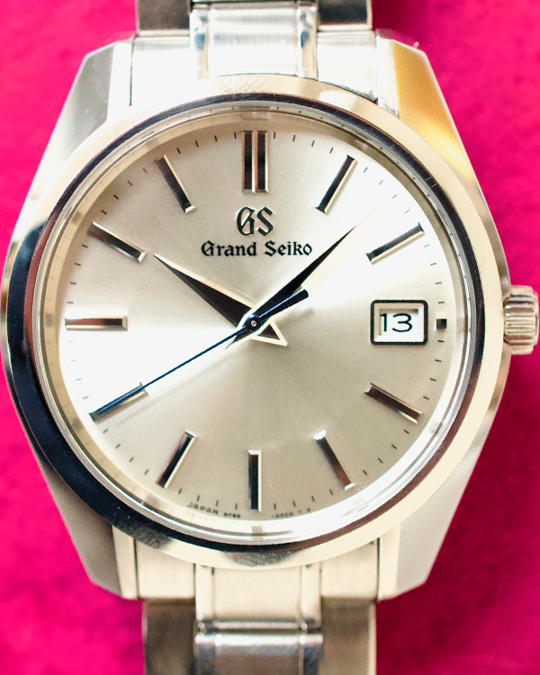 2021 Grand Seiko Heritage Collection 40MM Quartz Silver Dial Steel Bracelet (SBGP001)