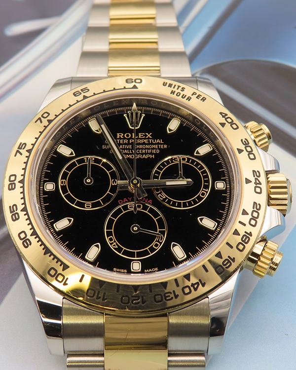 2021 Rolex Cosmograph Daytona 40MM Black Dial Two-Tone Bracelet (116503)