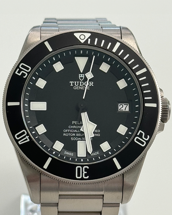 No Reserve - 2018 Tudor Pelagos 42MM Black Dial Titanium Bracelet (25600TN)