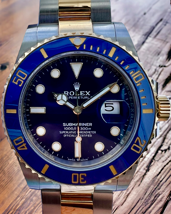 2022 Rolex Submariner Date "Bluesy" 41MM Blue Dial Two-Tone Bracelet (126613LB)