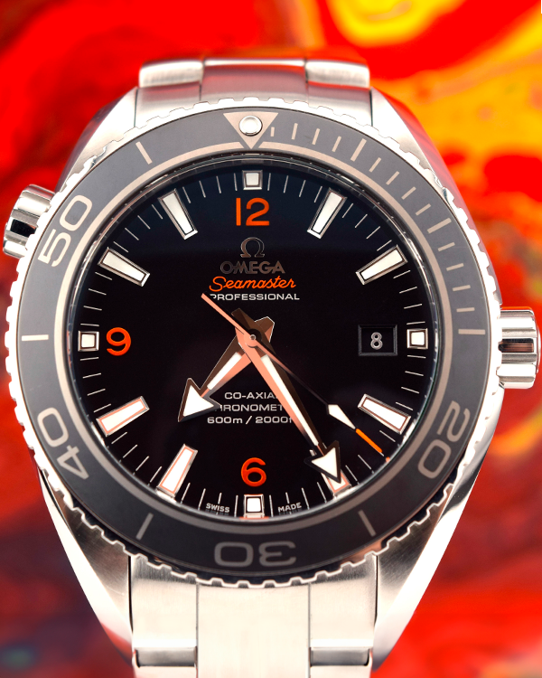 2021 Omega Seamaster Planet Ocean 600M 45.5MM Black Dial Steel Bracelet (232.30.46.21.01.003)