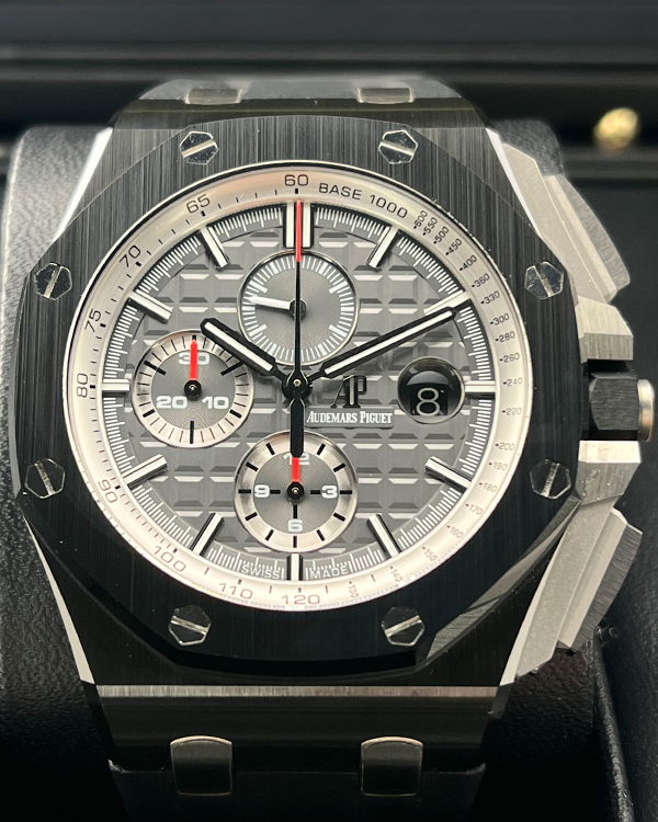 2016 Audemars Piguet Royal Oak Offshore Chronograph 42MM Grey Dial Rubber Strap (26405CE.OO.A002CA.01)