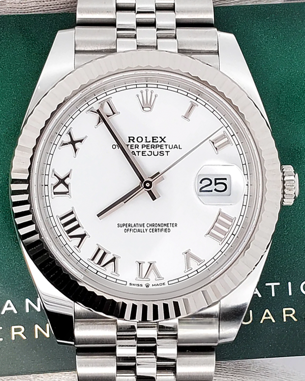 2022 Rolex Datejust 41MM White Dial Jubilee Bracelet (126334)